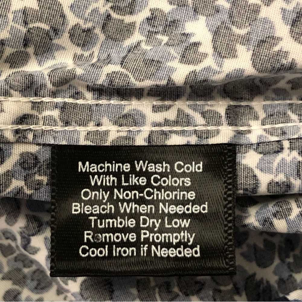 NWT Kenneth Cole Awareness LS Pattern Shirt - Picture 5 of 5